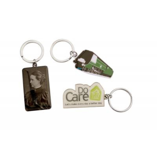 Stainless Steel Printed Keyring Stainless Steel Printed Keyring