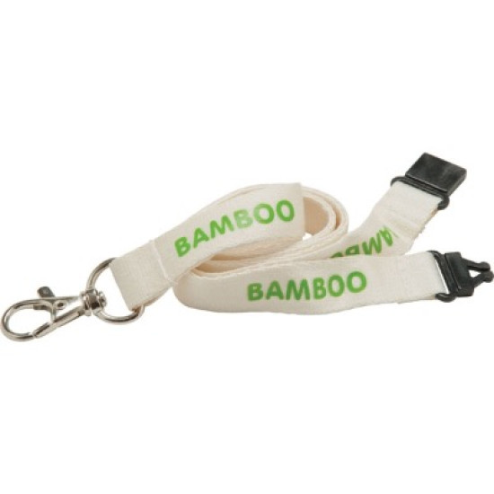 10mm Bamboo Lanyard - Natural col 10mm Bamboo Lanyard - Natural col