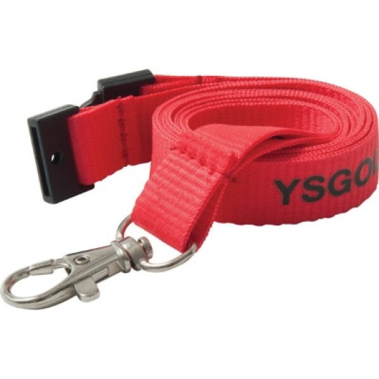 15mm Flat Polyester Lanyard 15mm Flat Polyester Lanyard