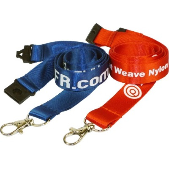 20mm Flat Weave Nylon Lanyard 20mm Flat Weave Nylon Lanyard