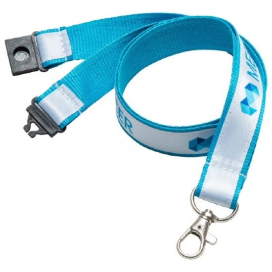 25mm Printed Satin Applique Lanyard 25mm Printed Satin Applique Lanyard