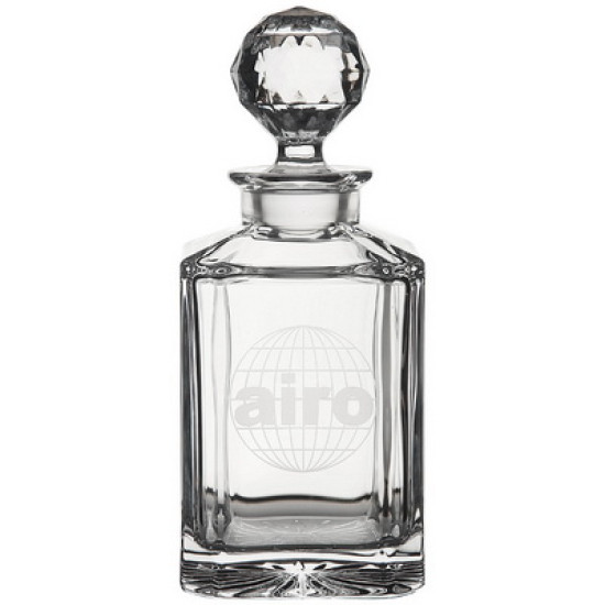 08ltr Crystal Square Spirit Decanter 08ltr Crystal Square Spirit Decanter