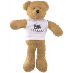 9'' Scraggy Bear with White T Shirt