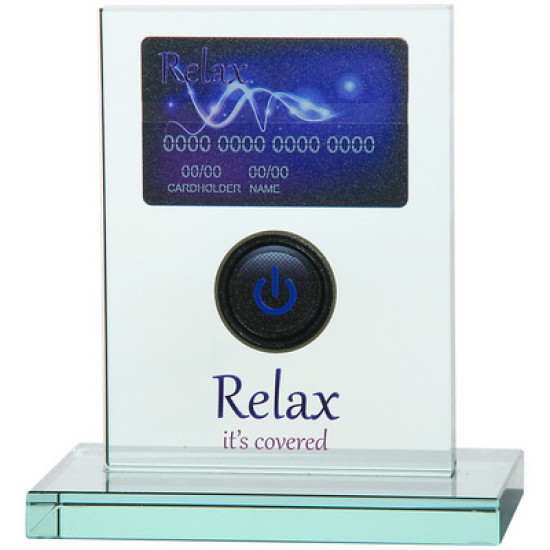 Full Colour Printed Jade Glass Rectangle Award Full Colour Printed Jade Glass Rectangle Award