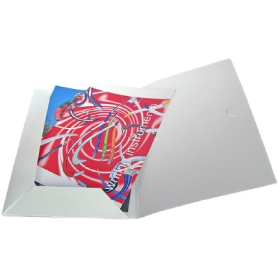 Polypropylene Conference Folder - Frosted White Polypropylene Conference Folder - Frosted White