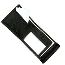 Nylon Ripper Wallet - Black