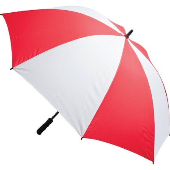 Fibreglass Storm Umbrella - Red and White Fibreglass Storm Umbrella - Red and White
