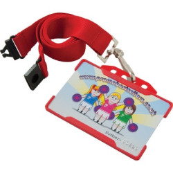 Rigid Card Holders Landscape (Available In Clear, Black, Royal Blue, Green & Red)