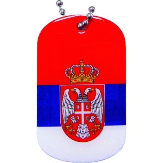 Printed Metal Dog Tag Printed Metal Dog Tag