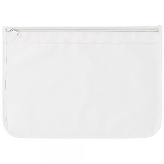 Nylon Document Wallets - All White Nylon Document Wallets - All White
