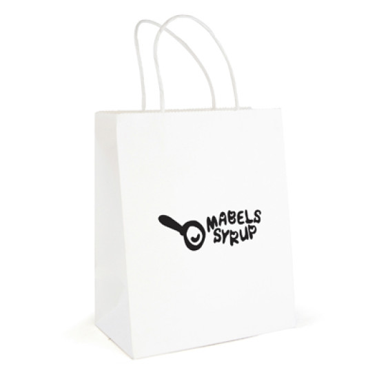 Brunswick Medium White Paper Bag Brunswick Medium White Paper Bag