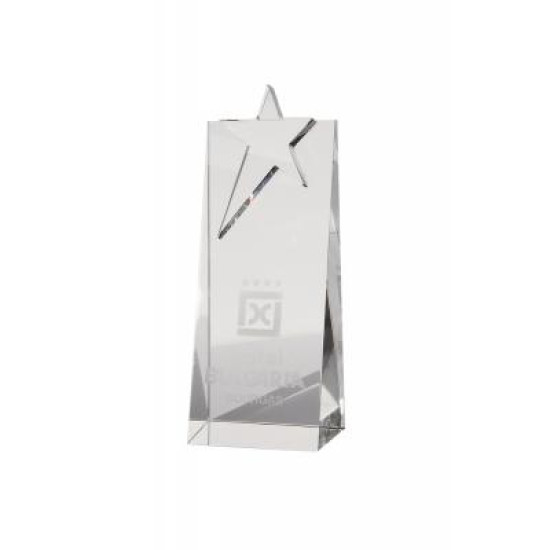 18cm Optical Crystal Star Rectangle Award 18cm Optical Crystal Star Rectangle Award