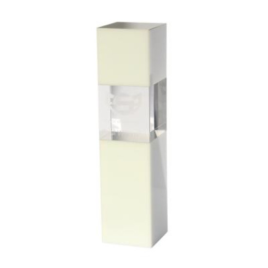 24cm Clear & White Optical Crystal Square Column Award 24cm Clear & White Optical Crystal Square Column Award