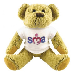 8'' Korky Bear with White T Shirt