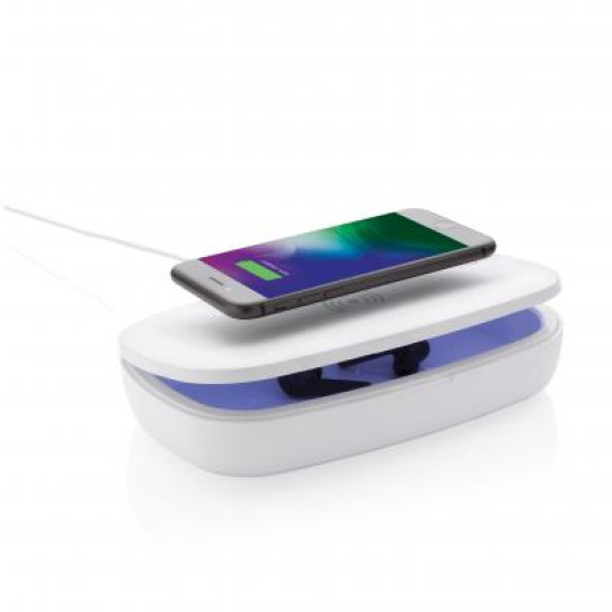 UV-C Steriliser Box with 5W Wireless Charger UV-C Steriliser Box with 5W Wireless Charger