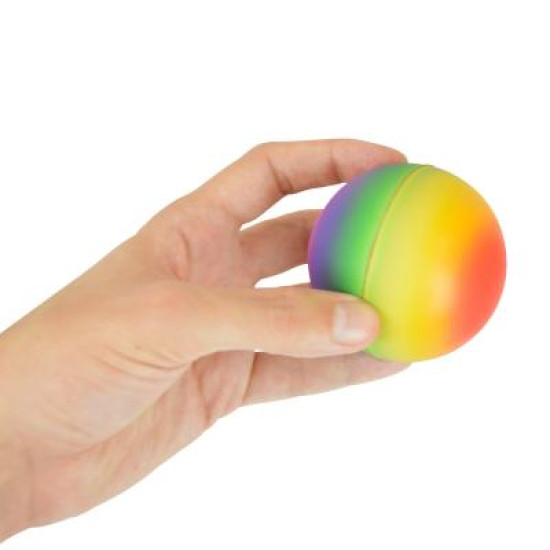 Rainbow Ball Shaped Stress Toy Rainbow Ball Shaped Stress Toy