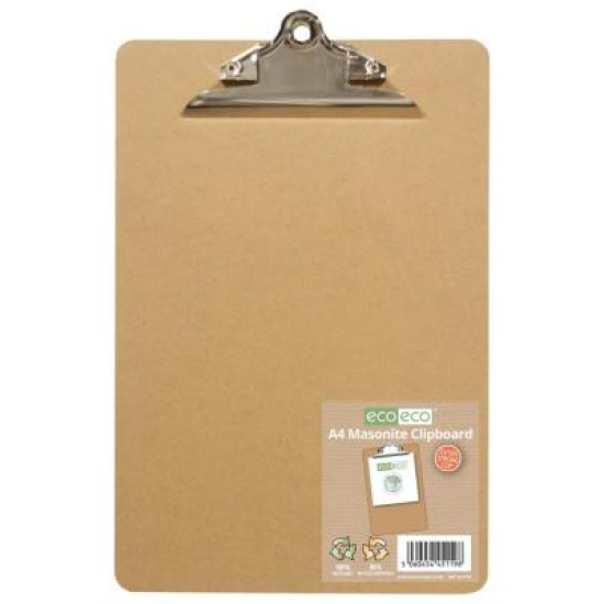 Eco-Eco A4 Masonite Clipboard Eco-Eco A4 Masonite Clipboard