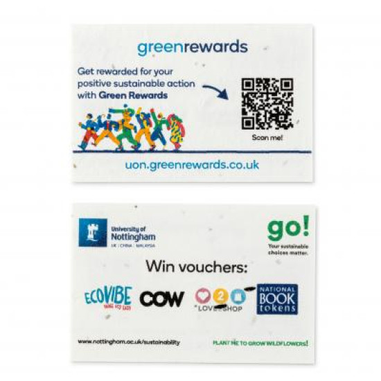 Seed Paper Business Cards Seed Paper Business Cards