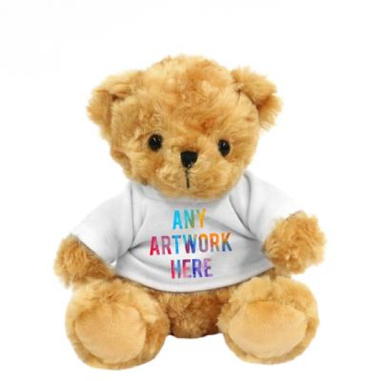 Printed Promotional 16cm Victoria Teddy Bear Printed Promotional 16cm Victoria Teddy Bear