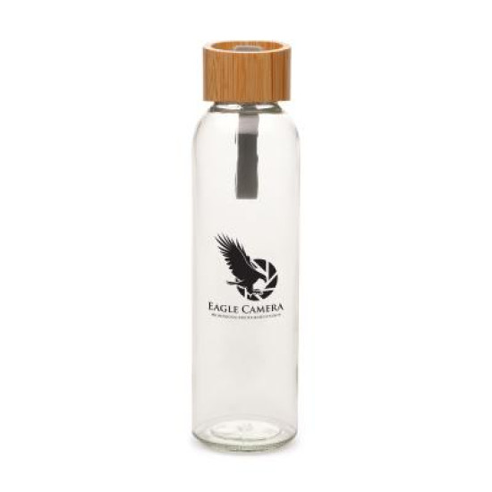 Glass Bamboo 450ml Bottle Glass Bamboo 450ml Bottle