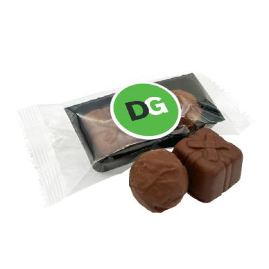 2 Chocolate Truffles - Flow Wrap 2 Chocolate Truffles - Flow Wrap
