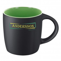 Kossinger® Ennia Black Stoneware Mug 