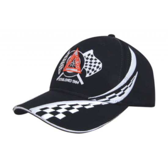Swirling Checks Baseball Cap Swirling Checks Baseball Cap
