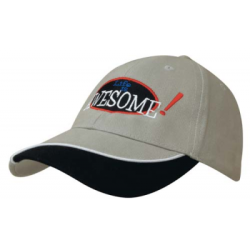 Indented Peak 6 Panel Baseball Cap Indented Peak 6 Panel Baseball Cap