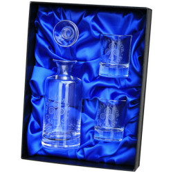 Mini Decanter and 2 Shot Glasses Gift Set Mini Decanter and 2 Shot Glasses Gift Set