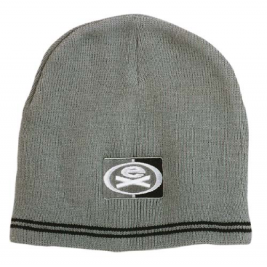 Skull acrylic beanie with stripes Skull acrylic beanie with stripes