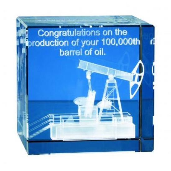 6cm x 6cm Optical Crystal Cube