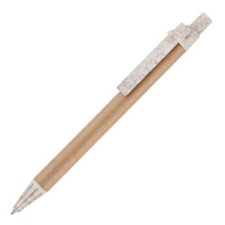 Jura Card Ball Pen with Wheat Trim Jura Card Ball Pen with Wheat Trim