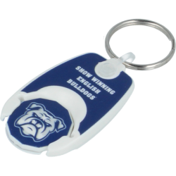 100% Recycled Pop Coin Trolley Keyring 100% Recycled Pop Coin Trolley Keyring