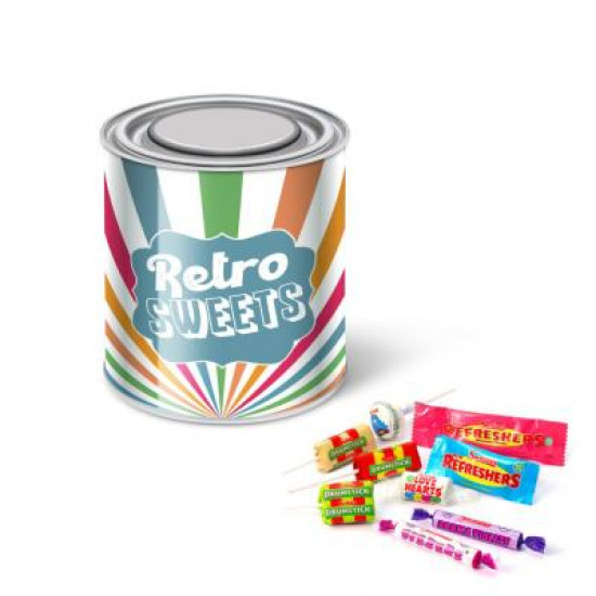 Large Paint Tin - Retro Sweets Large Paint Tin - Retro Sweets
