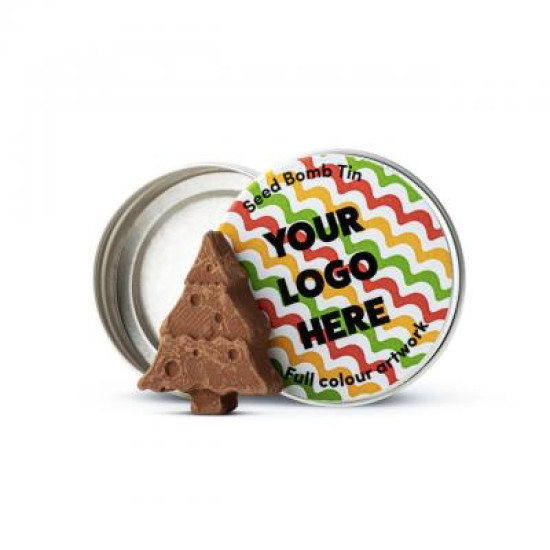 Tree Shaped Seed Bombs - Tin Tree Shaped Seed Bombs - Tin