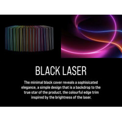 Black Laser Medium Ruled Notebook Black Laser Medium Ruled Notebook