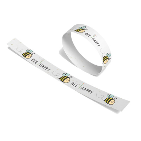 Seeded Paper Wristbands