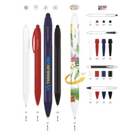 BIC® Wide Body™ BGUARD™ Antibacterial Ballpen Screen Printing