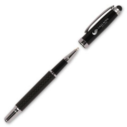 Carbon Fibre Capped Roller Ball Pen