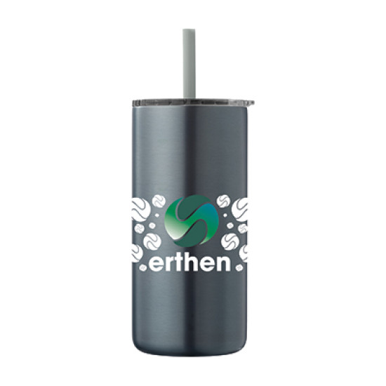 Borealis Recycled Stainless Steel Straw Tumbler