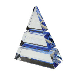 15cm Optical Crystal Luxor Award