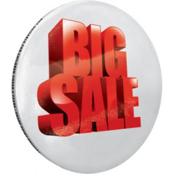 75mm Button Badge - short run