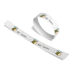 Seeded Paper Wristbands