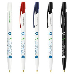 BIC® Media Clic BGUARD™ Antimicrobial Ecolutions® Ballpen Antimicrobial logo Screen Printing