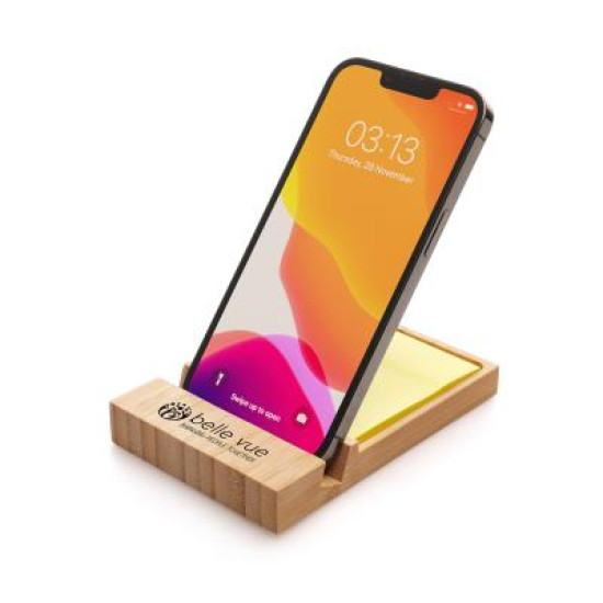 Bamboo 2-In-1 Phone Stand