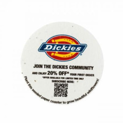 Seed Paper Coaster 93mm Dia - 140gsm Seed Paper