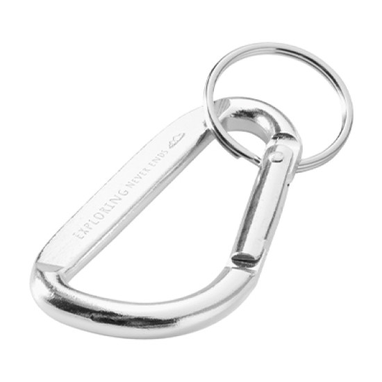 Timor Recycled Aluminium Carabiner Keychain