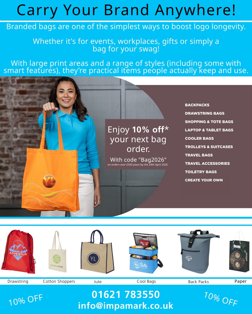 If you can not see the images please visit our blog www.impamark-promotional-merchandise.co.uk/blog/bag2026